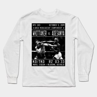 Israel Adesanya The King of Oceania Long Sleeve T-Shirt